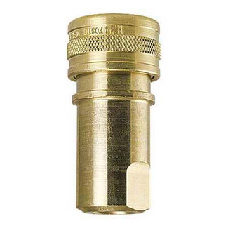 Foster QD Female BRASS - 1/4" FPT - S/S Tip Viton - MADE IN USA
