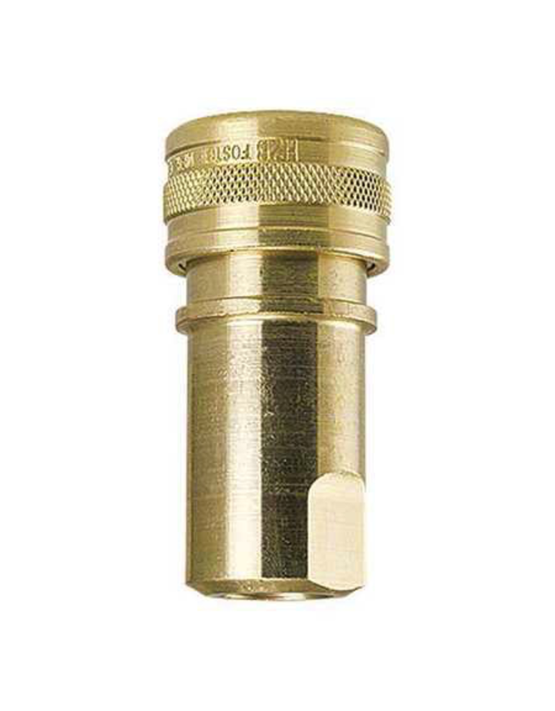Foster QD Female BRASS - 1/4" FPT - S/S Tip Viton - MADE IN USA