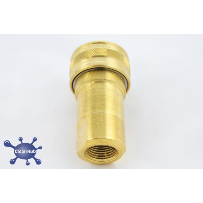 Foster QD Female BRASS - 1/4" FPT - S/S Tip Viton - MADE IN USA