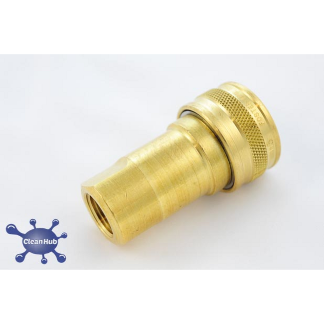 Foster QD Female BRASS - 1/4" FPT - S/S Tip Viton - MADE IN USA