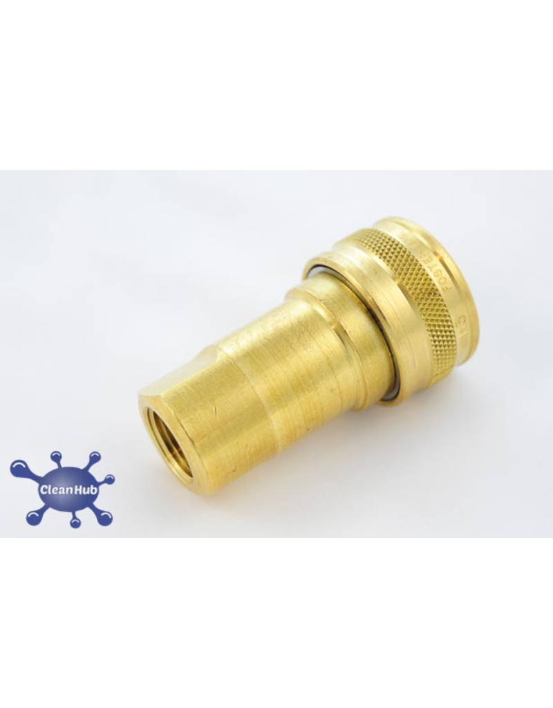 Foster QD Female BRASS - 1/4" FPT - S/S Tip Viton - MADE IN USA