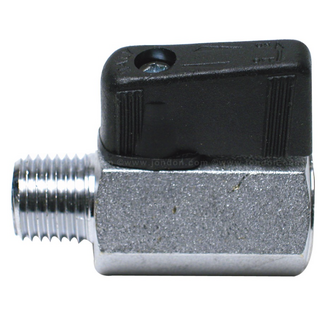 CleanHub Ball Valve Chrome - 1/4" MxF - MADE IN ITALY