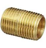 Parker Brass - 1/8"CLOSE NIPPLE