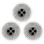 CTi-Pro's Choice Brushes, Set Of 3, For Cimex Cr48 | White Nylon