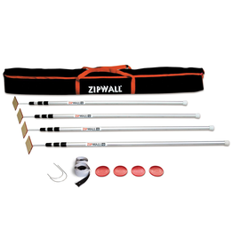 ZipWall ZipWall® ZipPole 4-Pack - 12' Aluminum