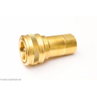 Fosters QD Female BRASS - 3/8" FPT - MADE IN USA (Mate to QD45)