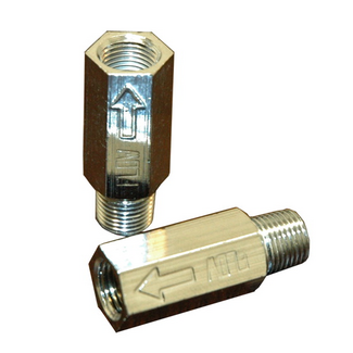 CleanHub Check Valve Extension 1/8M X 1/8F 1 Lg Chrome