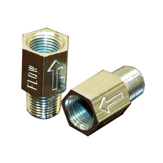 CleanHub Check Valve Extension 1/8M X 1/8F 1/2 Lg Chrome