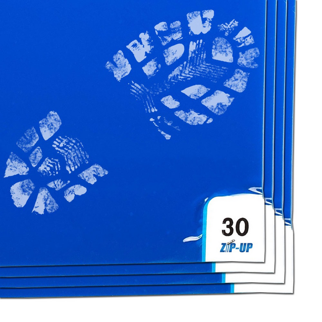 Zip-Up Products, LLC Zip-Up® Tacky Mat (24"x36") / (30) Sheets x 4 Mats (120 Sheets Total)