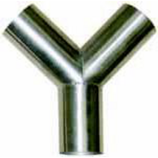 Production Metal Forming 2” “Y” Vacuum hose connector