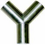 Production Metal Forming 2” “Y” Vacuum hose connector