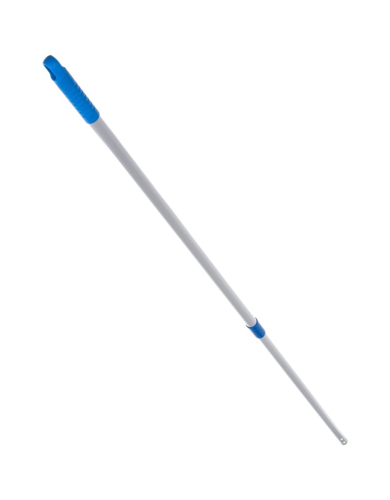 CleanHub Aluminum Flat Mop Heads Telescopic Handle 43" - 70"