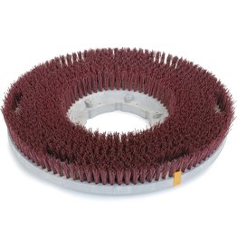 Carlisle Colortech™ Brush Rotary 17” Red Medium Cleaning (320 Grit)