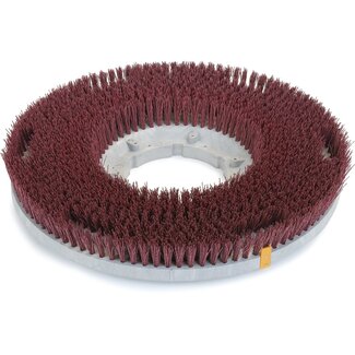 Carlisle Colortech™ Brush Rotary 17” Red Medium Cleaning (320 Grit)