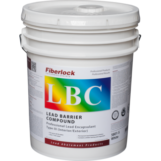 Fiberlock Technologies LBC Type III - Industrial Lead Encapsulant - White - 5 Gallon