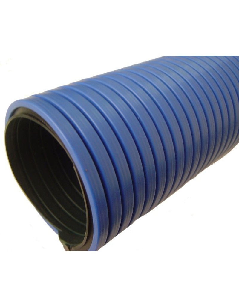 CleanHub Hose, Vac Flexible 1.5” x 75’ Blue