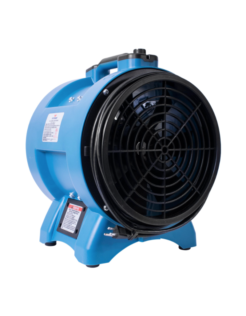 xPower 12" Variable Speed Confined Space Ventilator Fan (1/2HP, 2600 CFM 6.0 AMPS)