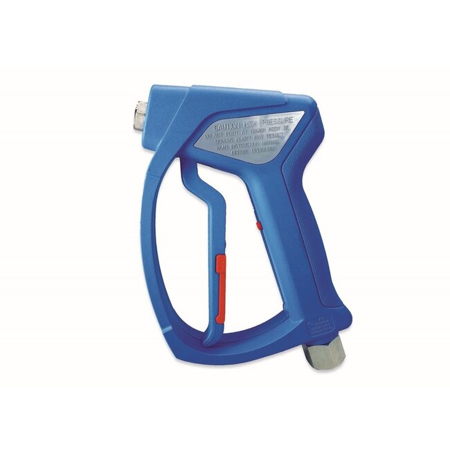 CleanHub SGS35 Blue/Gray Spray Gun - 3/8” SS W/Swivel