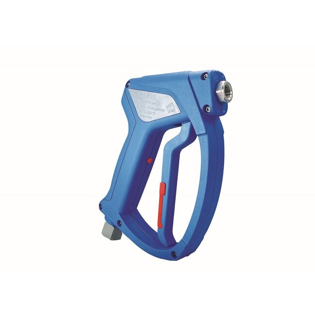 CleanHub SGS35 Blue/Gray Spray Gun - 3/8” SS W/Swivel