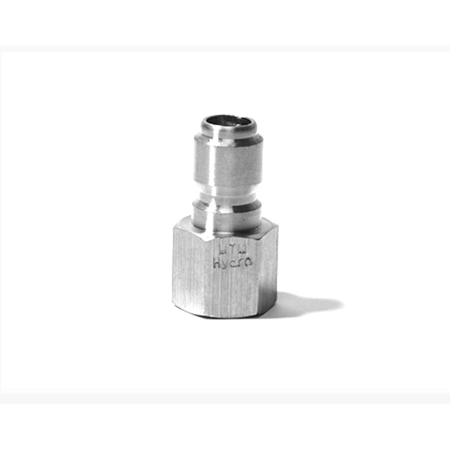 Parker Plug, Male Flow Through QD 3/8” FPT Stainless