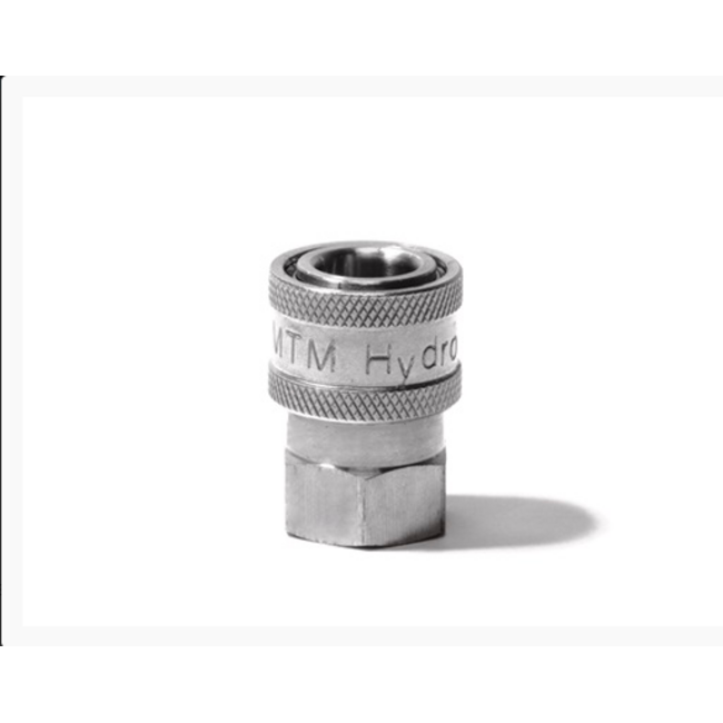 Parker Socket, Flow Through QD 3/8 FPT Stainless
