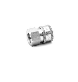 Parker Socket, Flow Through QD 3/8 FPT Stainless