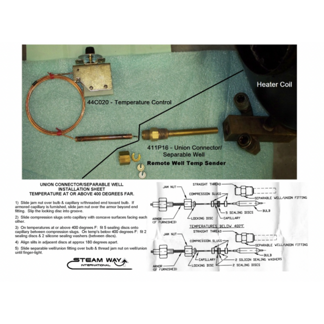 Remote Well (part of thermostat) - 411P16