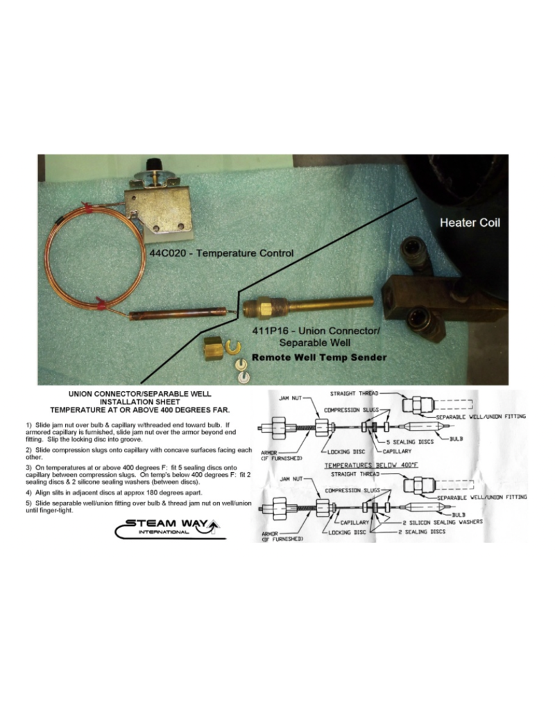 Remote Well (part of thermostat) - 411P16