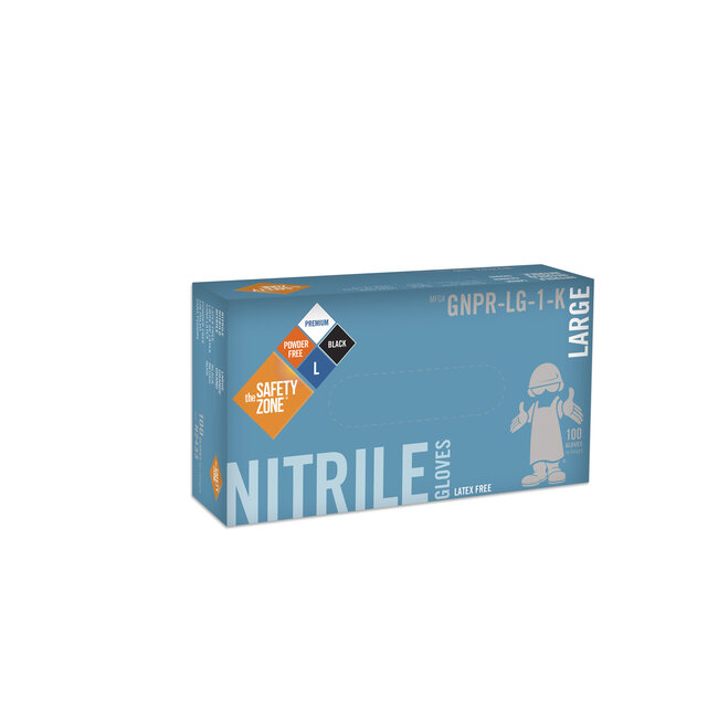 CT International Gloves - Nitrile Black - XL - Box