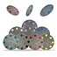 StonePro DOP Pads (Diamond On Top) 7” #400 Grit