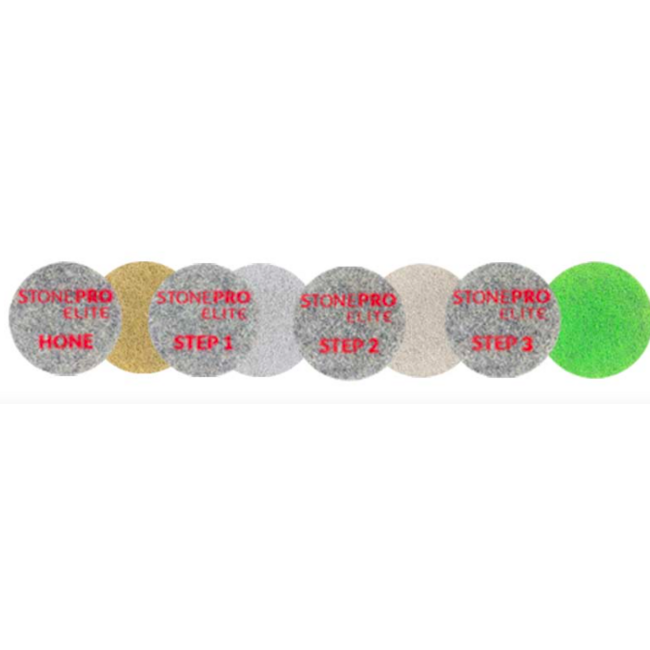 StonePro 7"  STEP 2  Stone Pro Elite Dimond Impregnated Pad