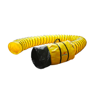 xPower Flex Ducting, Yellow Polyester Hose 8”x25’