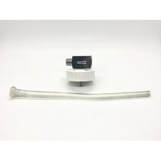 Stain Out System 1/4" Siphon Valve, With Cap, Dip Tube With Filter