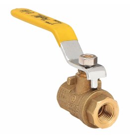 CleanHub 1/4" BRASS BALL VALVE - 250PSI