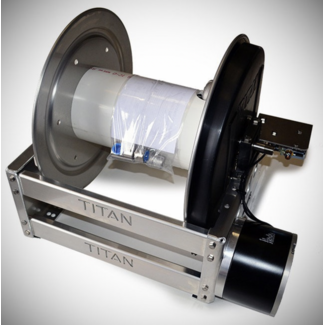 CleanHub Titan Solution Electric Reel Alum - 300’ x 1/4” Capacity