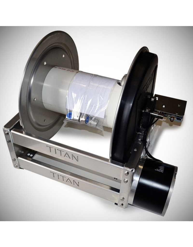 CleanHub Titan Solution Electric Reel Alum - 300’ x 1/4” Capacity