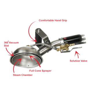 RotoVac Rotovac Steam-Chamber Upholstery Steam Cleaning Hand Tool