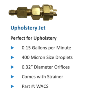 MULTI-SPRAYER Multi-Sprayer Upholstery Jet (0.15 GPM - 400 Micron)