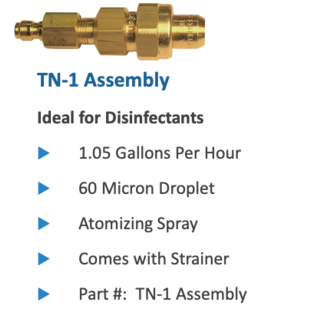 MULTI-SPRAYER Multi-Sprayer Atomizing Jet (1.05 GPM - 60 Micron)
