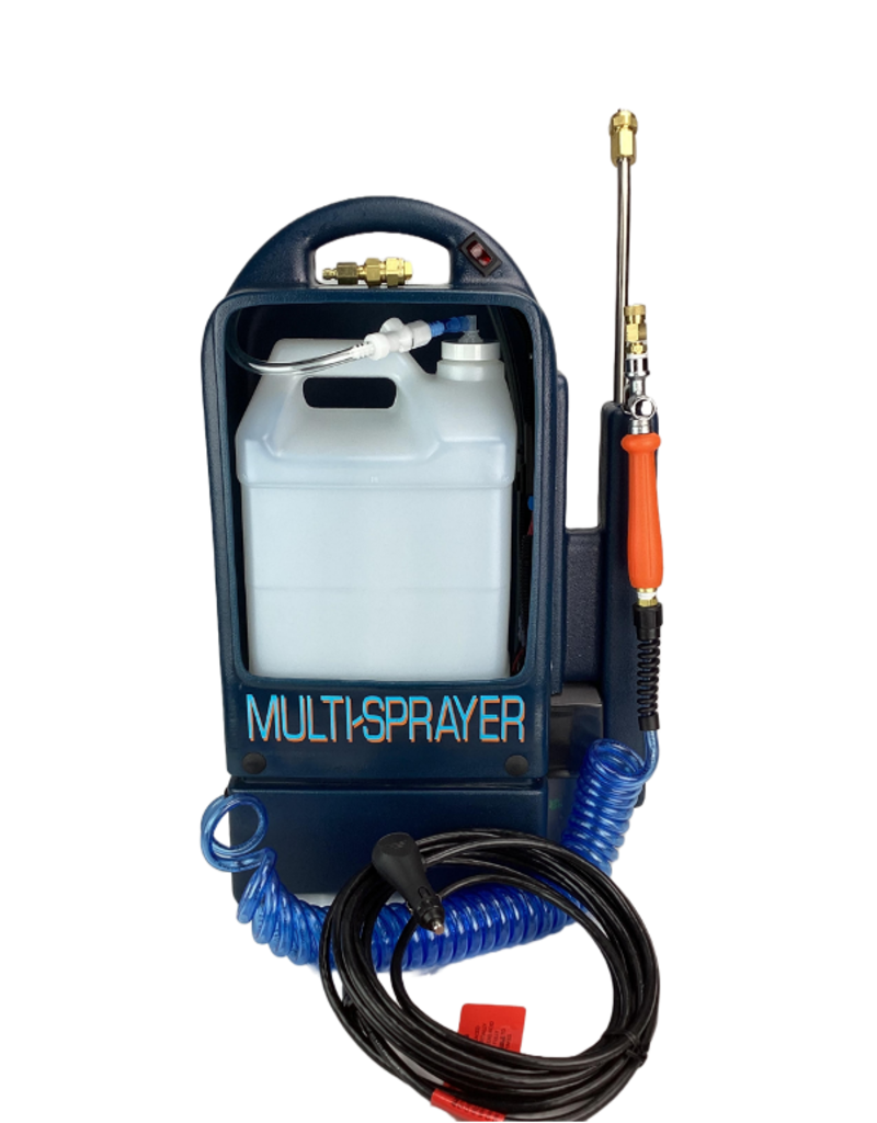 MULTI-SPRAYER Multi-Sprayer Cordless W/Charger, Carpet Wand & Upholstery Jet, 2 Jugs