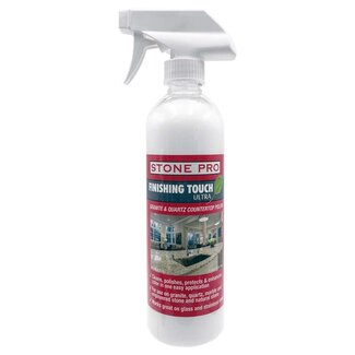 StonePro Finishing Touch ULTRA 16oz Spray - Natural Stone, Glass & Metal (Clean/Polish/Protect)