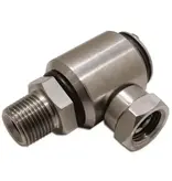 CleanHub Swivel | 3/8" SS 90 Degree (5000psi)