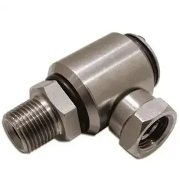 CleanHub Swivel | 3/8" SS 90 Degree (5000psi)