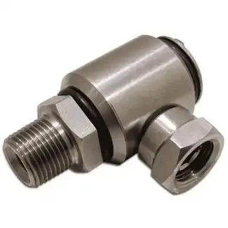 CleanHub Swivel | 3/8" SS 90 Degree (5000psi)