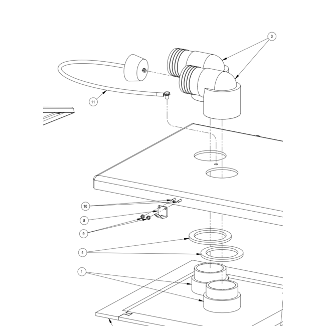 Hydramaster ELBOW 2 COMB INSERT X FPT