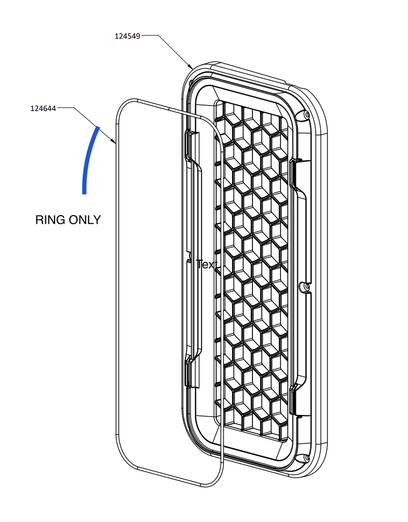 Drieaz 124644 - Ring - Duct Attachment ZP HEPA 700