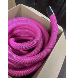 CleanHub Hose, Vac Flexible 2" X 100' | HOT Pink