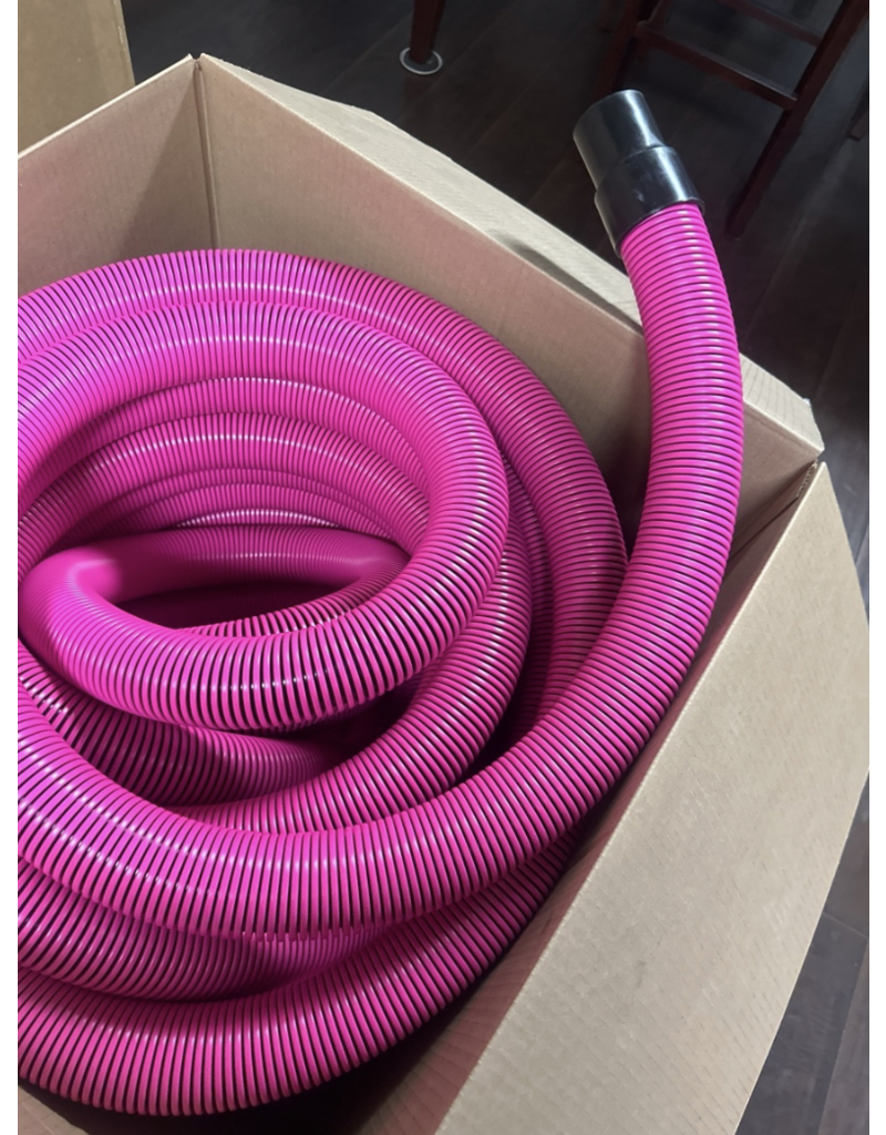CleanHub Hose, Vac Flexible 2" X 100' | HOT Pink