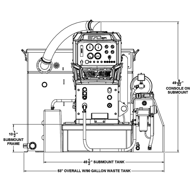 LEGEND BRANDS, INC 370 Submount Fresh Water Tank (+ Freight)