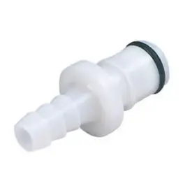 Drieaz Fitting, Dehu Pump Hose, Male Plug, 1/4" Barb